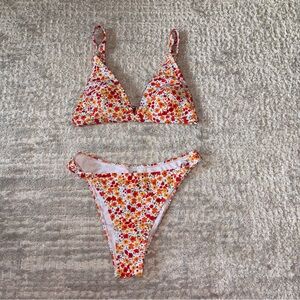 NWOT. SHEIN Floral Bikini Set
